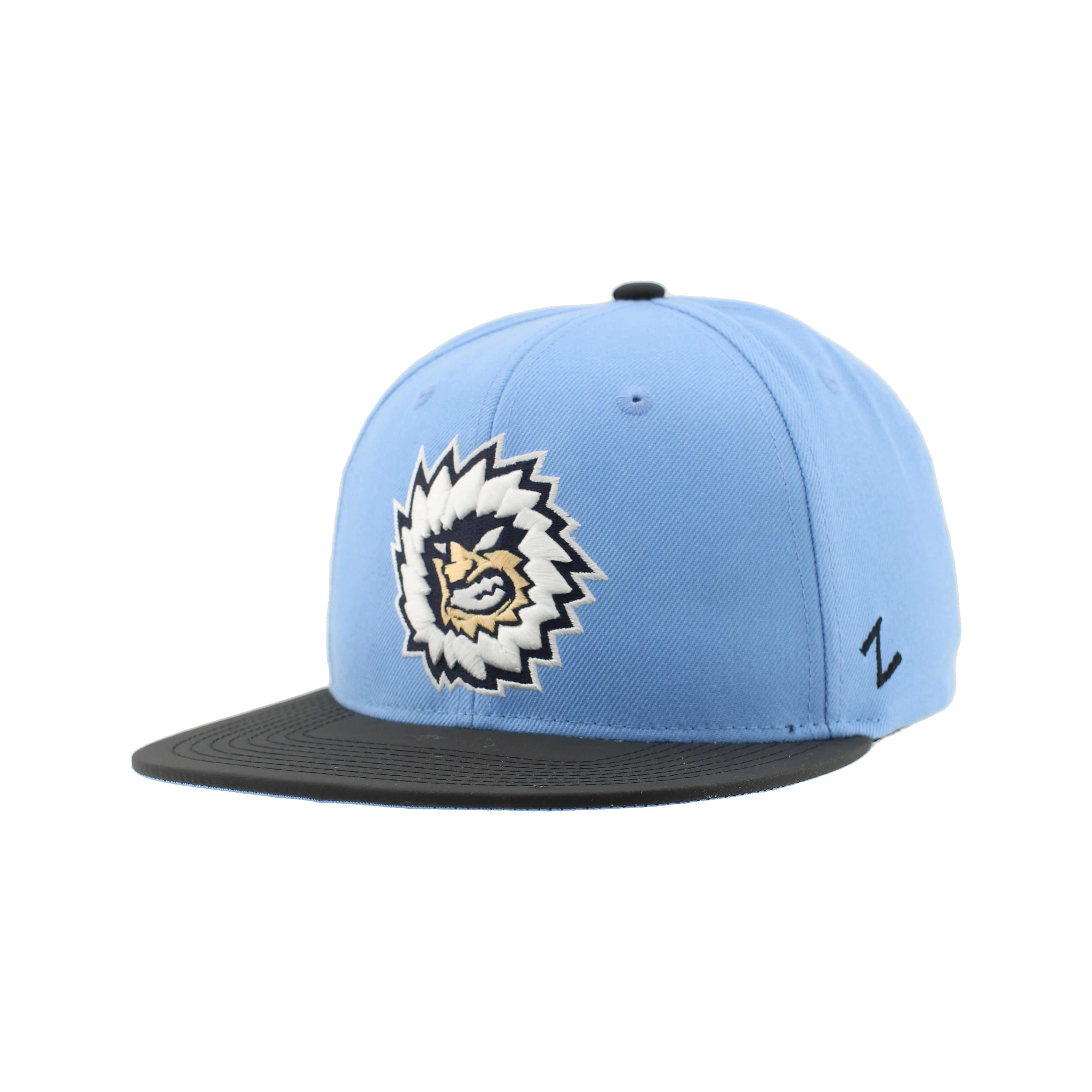 Jacksonville Icemen Z430 Lt Blue/Black Hat