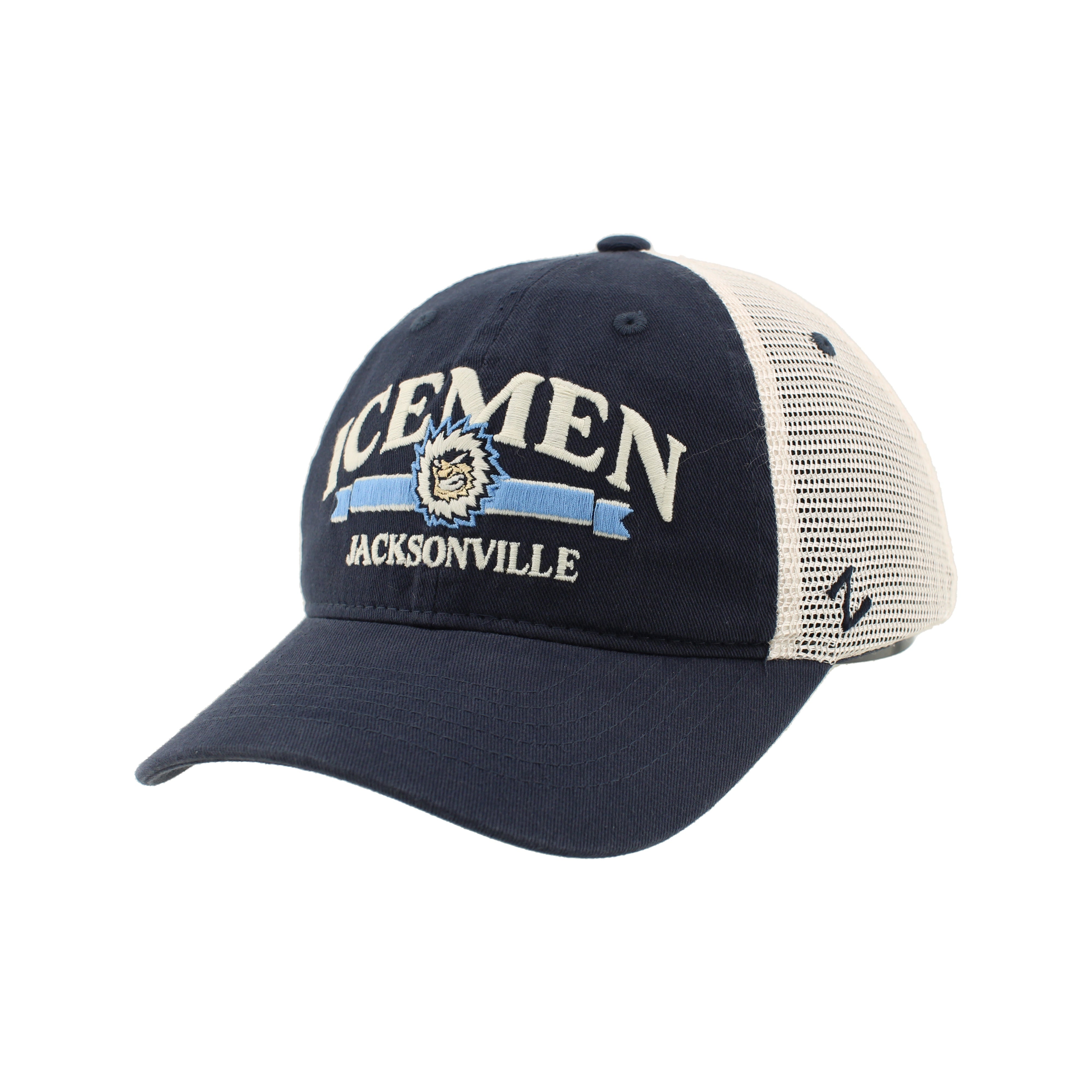 Jacksonville Icemen University Dk Navy/Stone Bookmark Hat