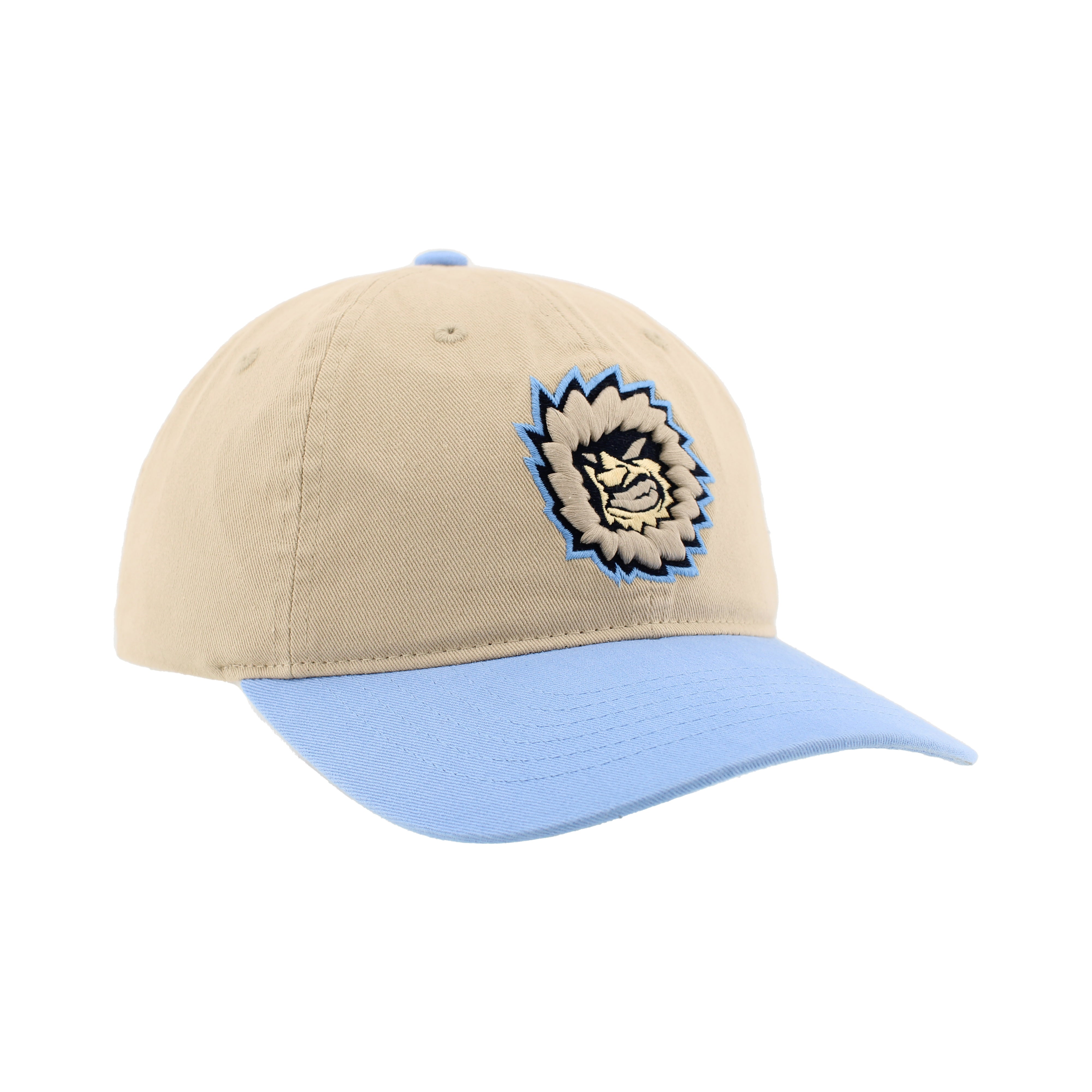 Jacksonville Icemen Scholarship Stone/Light Blue Colorblock Adjustable Hat