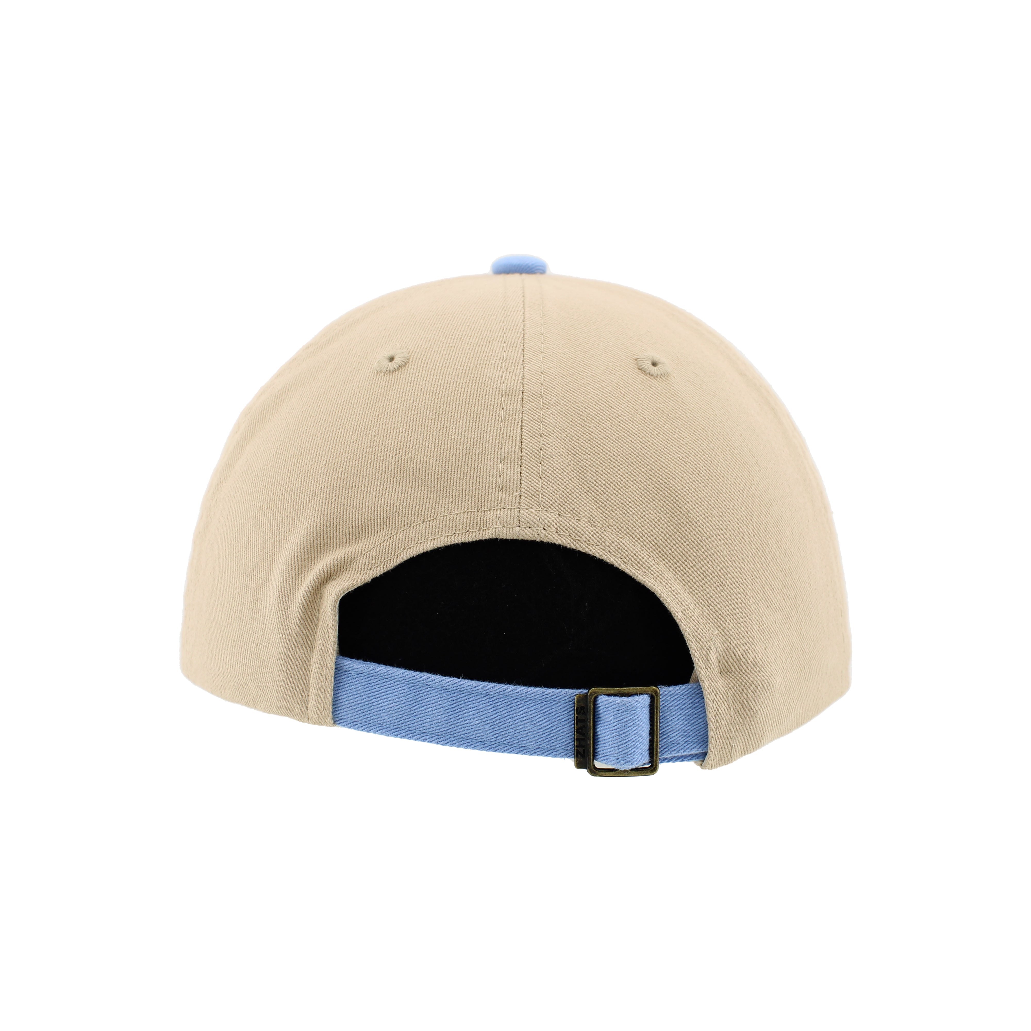 Jacksonville Icemen Scholarship Stone/Light Blue Colorblock Adjustable Hat