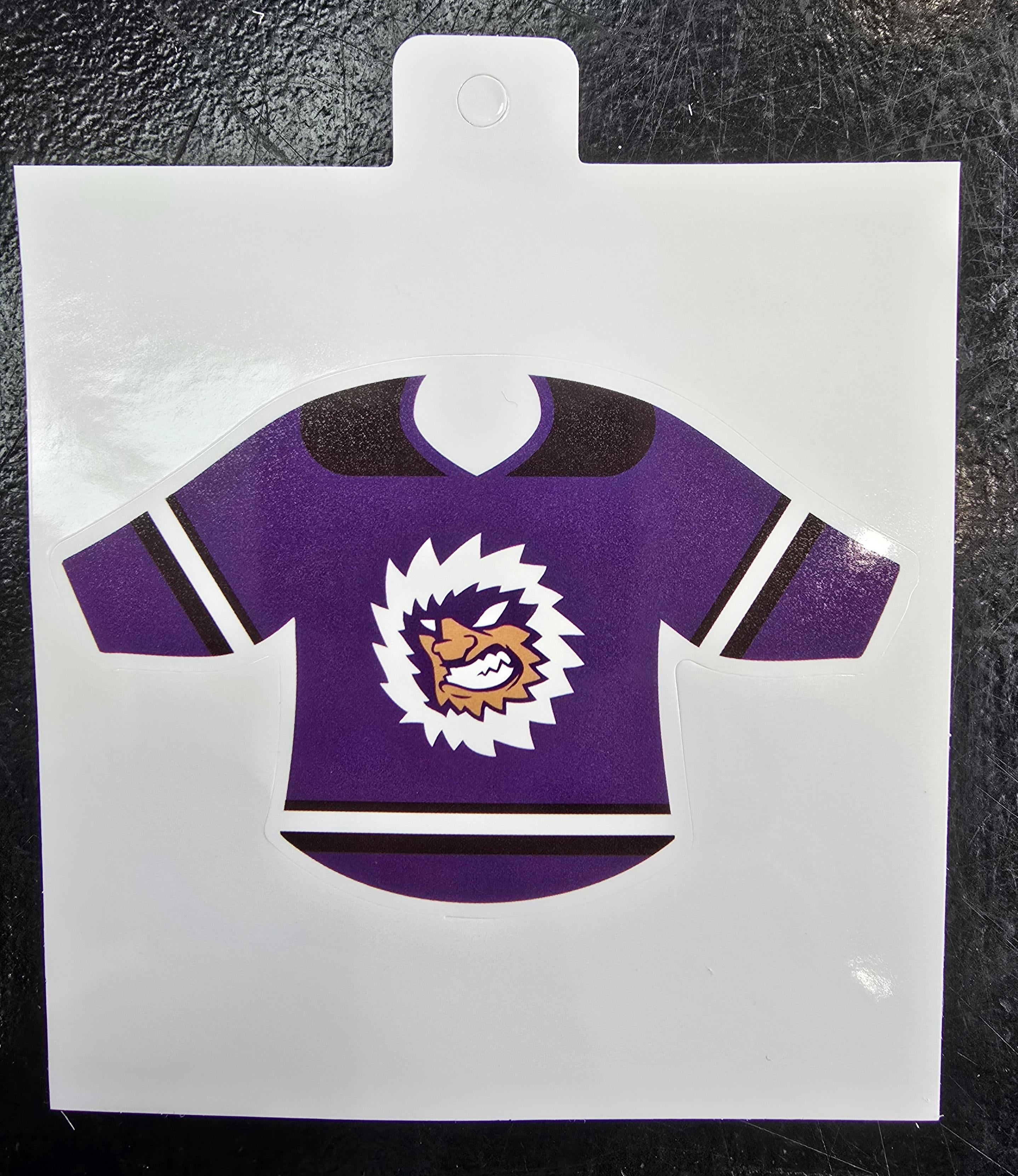 Jacksonville Icemen Jersey Sticker