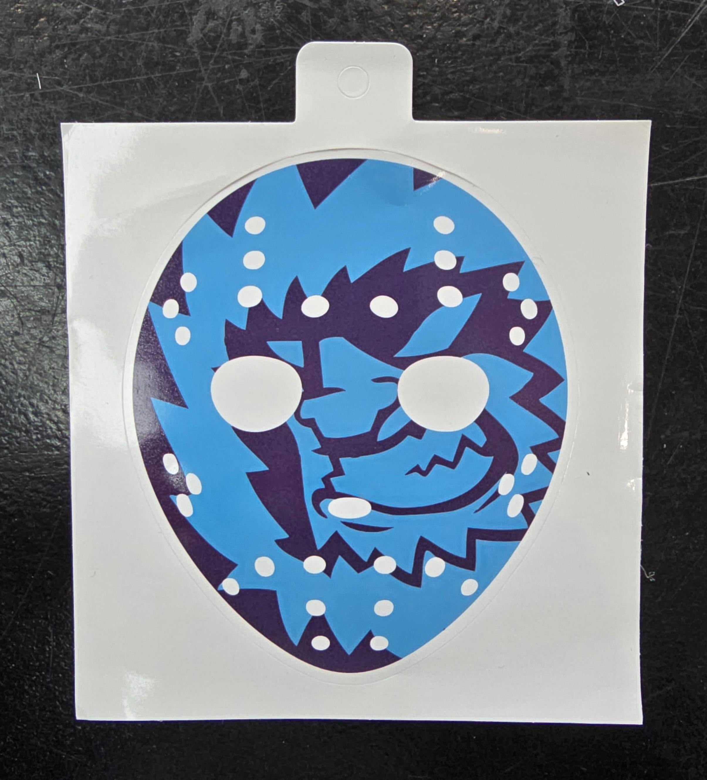 Jacksonville Icemen Hockey Mask Sticker