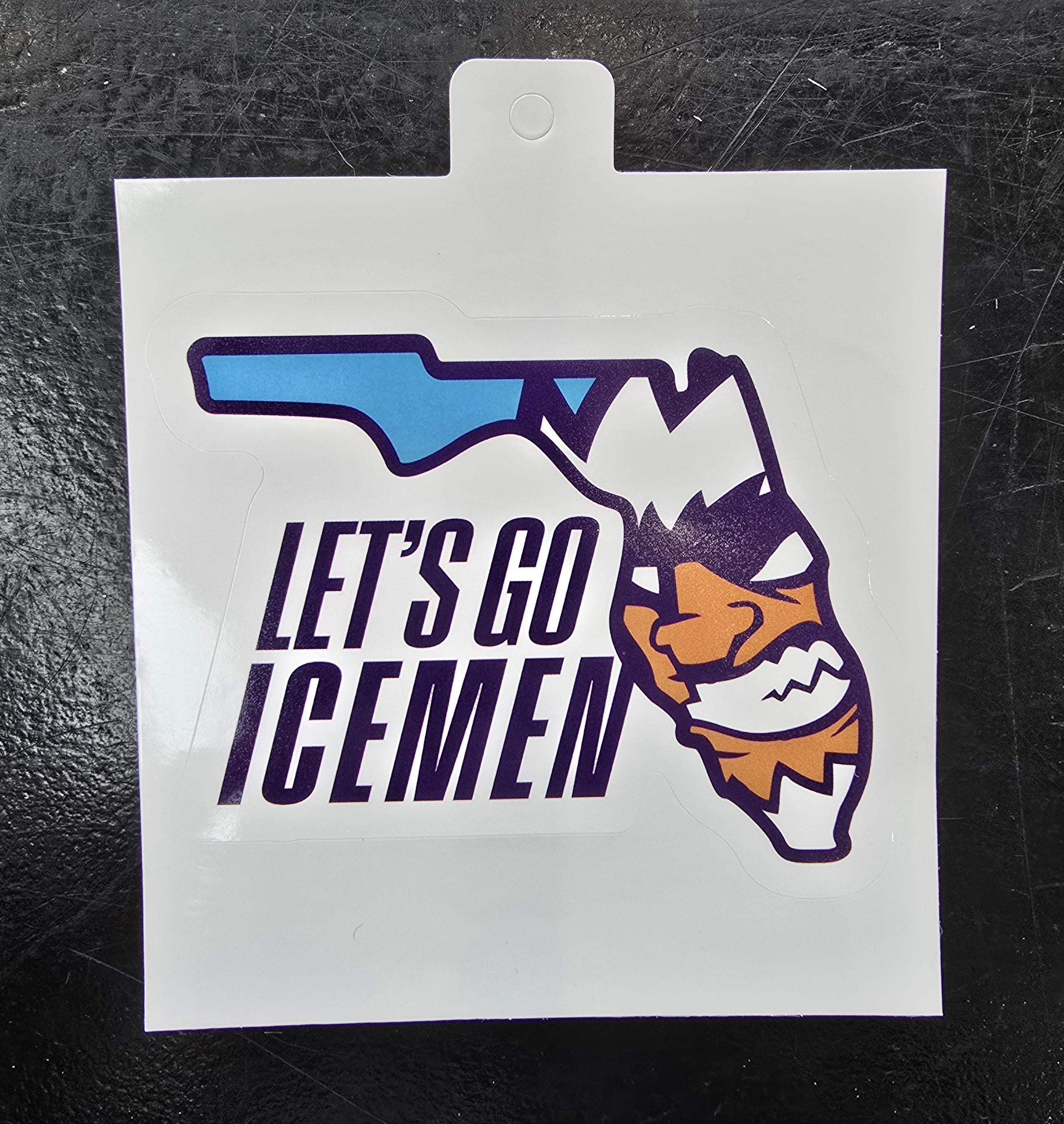 Jacksonville Icemen State Text Sticker