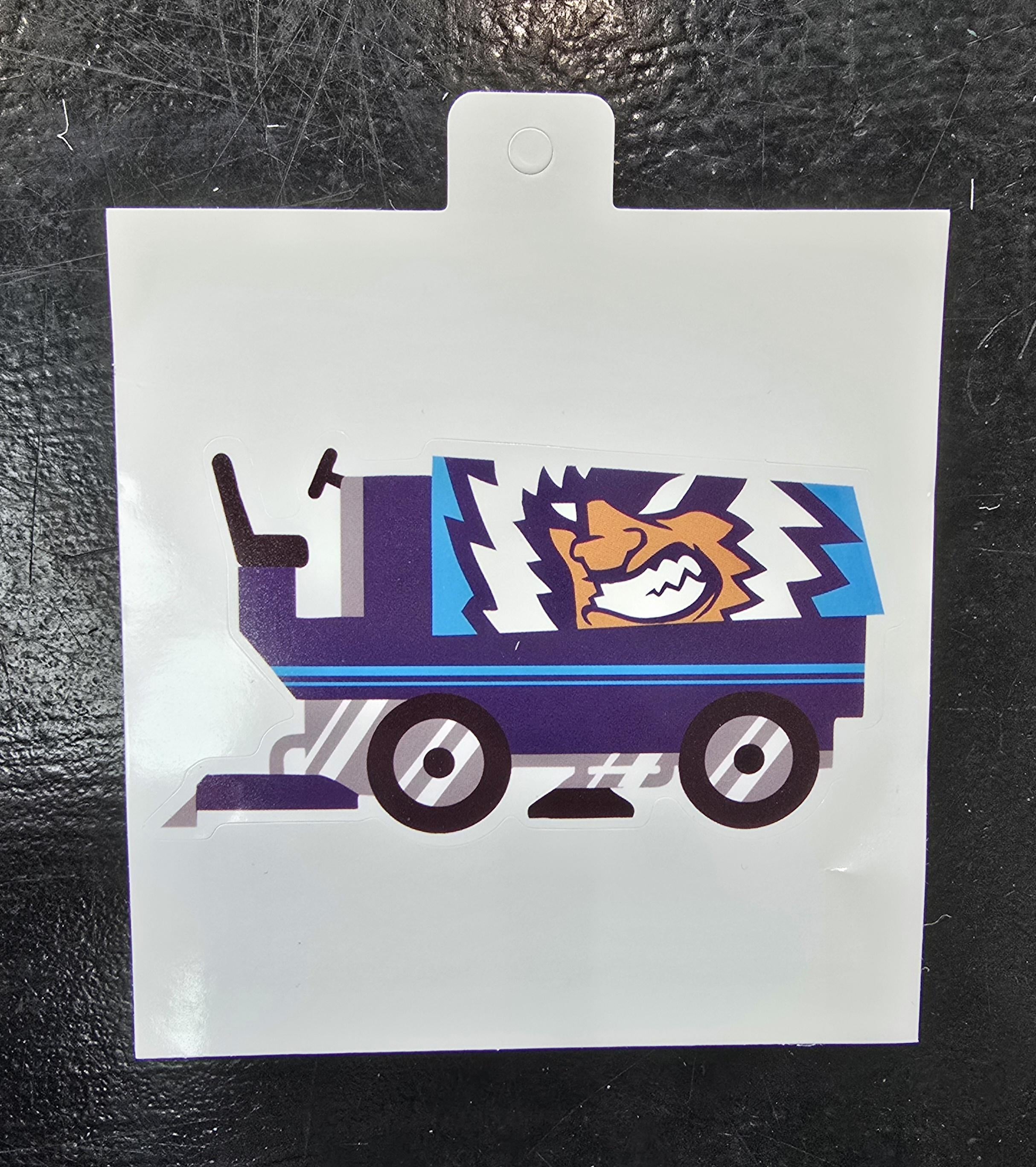 Jacksonville Icemen Zamboni Sticker