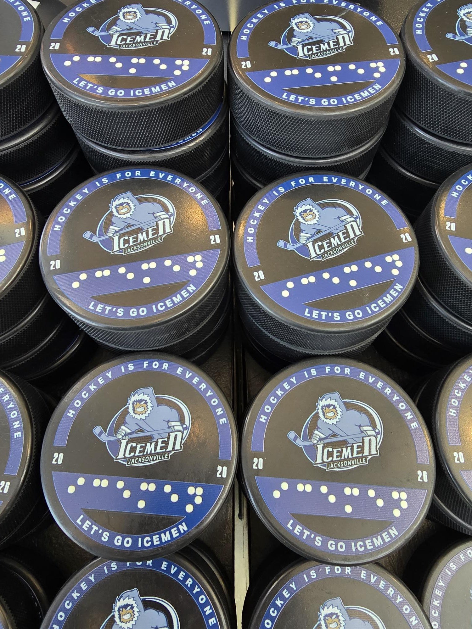 2026 Jacksonville Icemen Hockey is for Everyone Puck