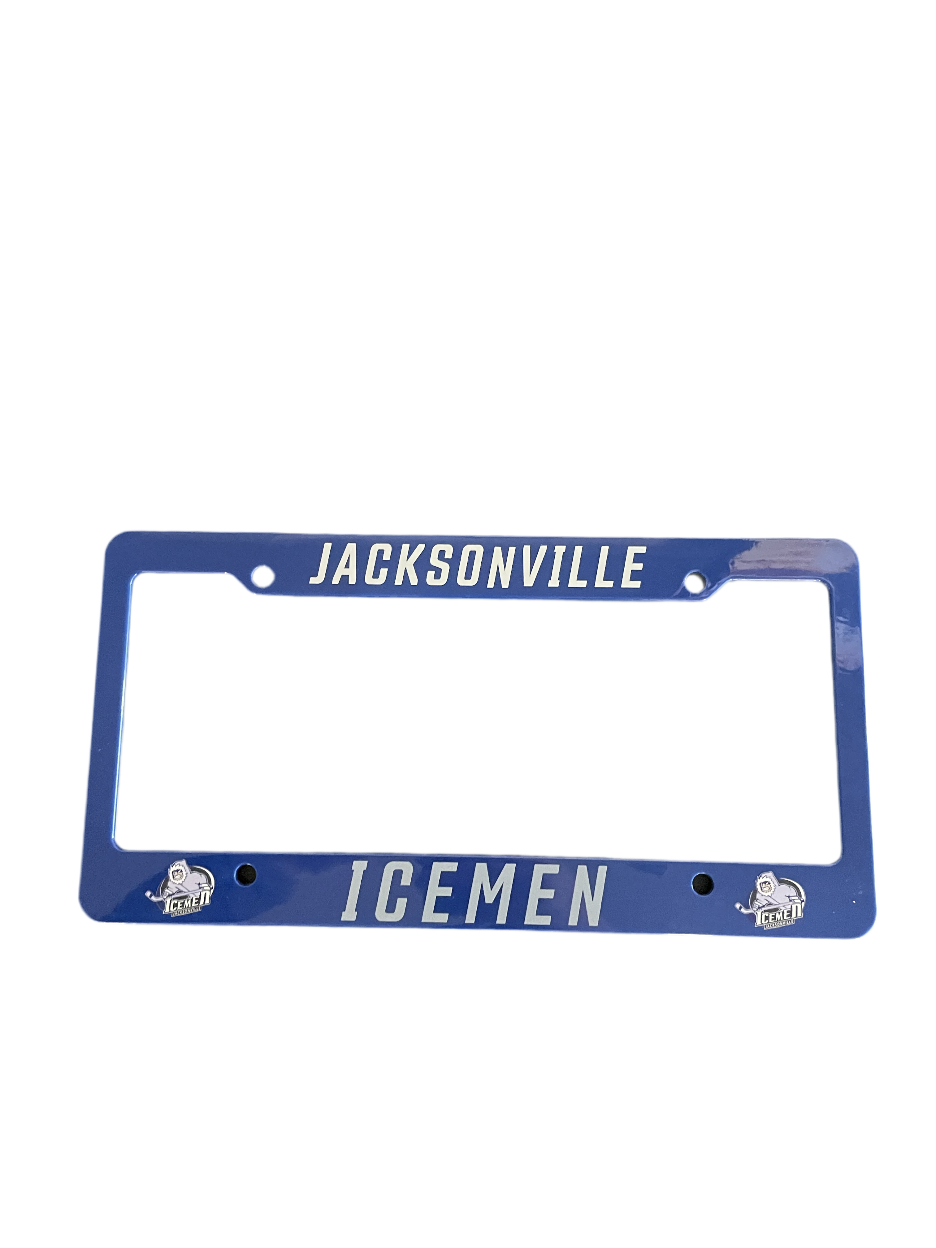 Jacksonville Icemen Plastic License Plate Frame