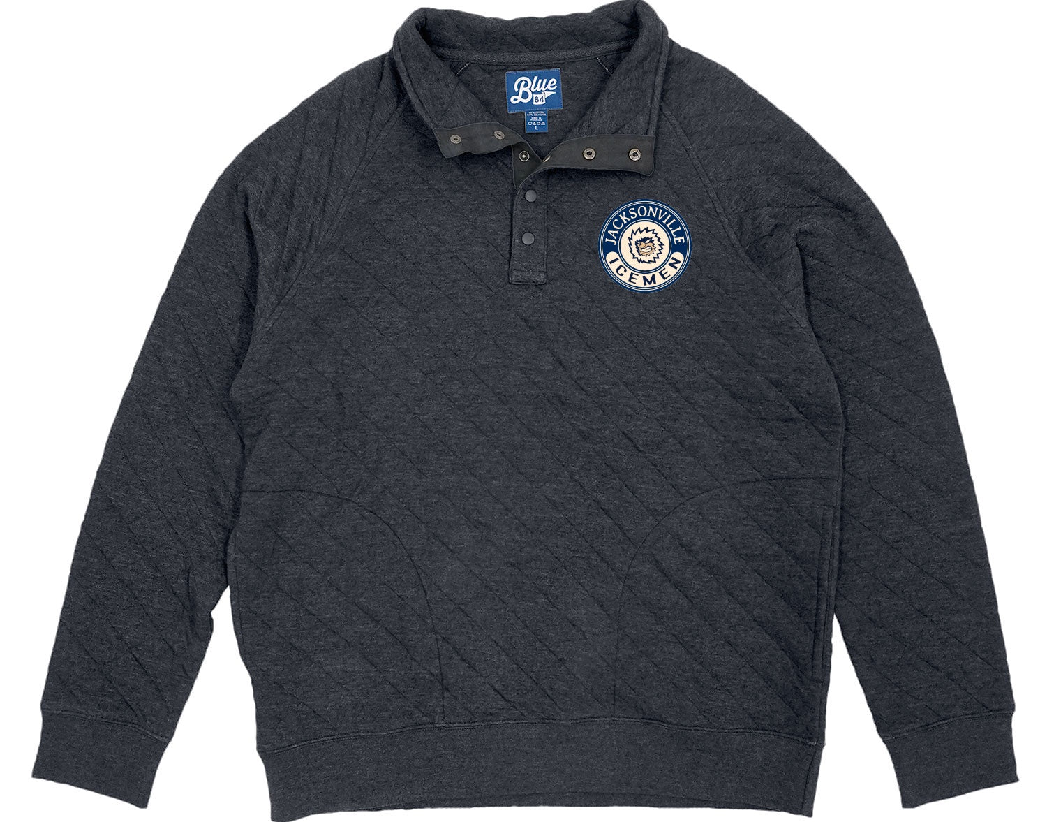 Icemen Navy Morality Button Pullover