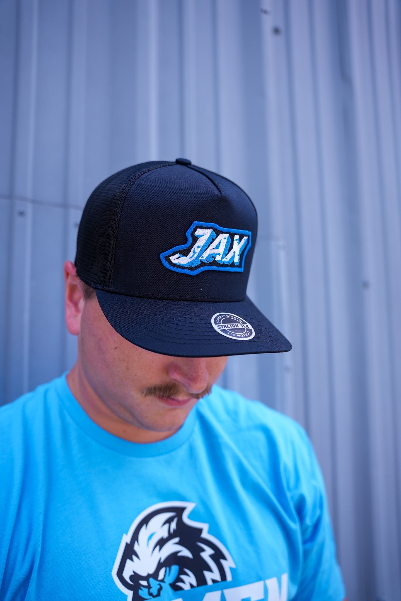 Jacksonville Icemen Black Wordmark Brushed Twill Low Profile Cap