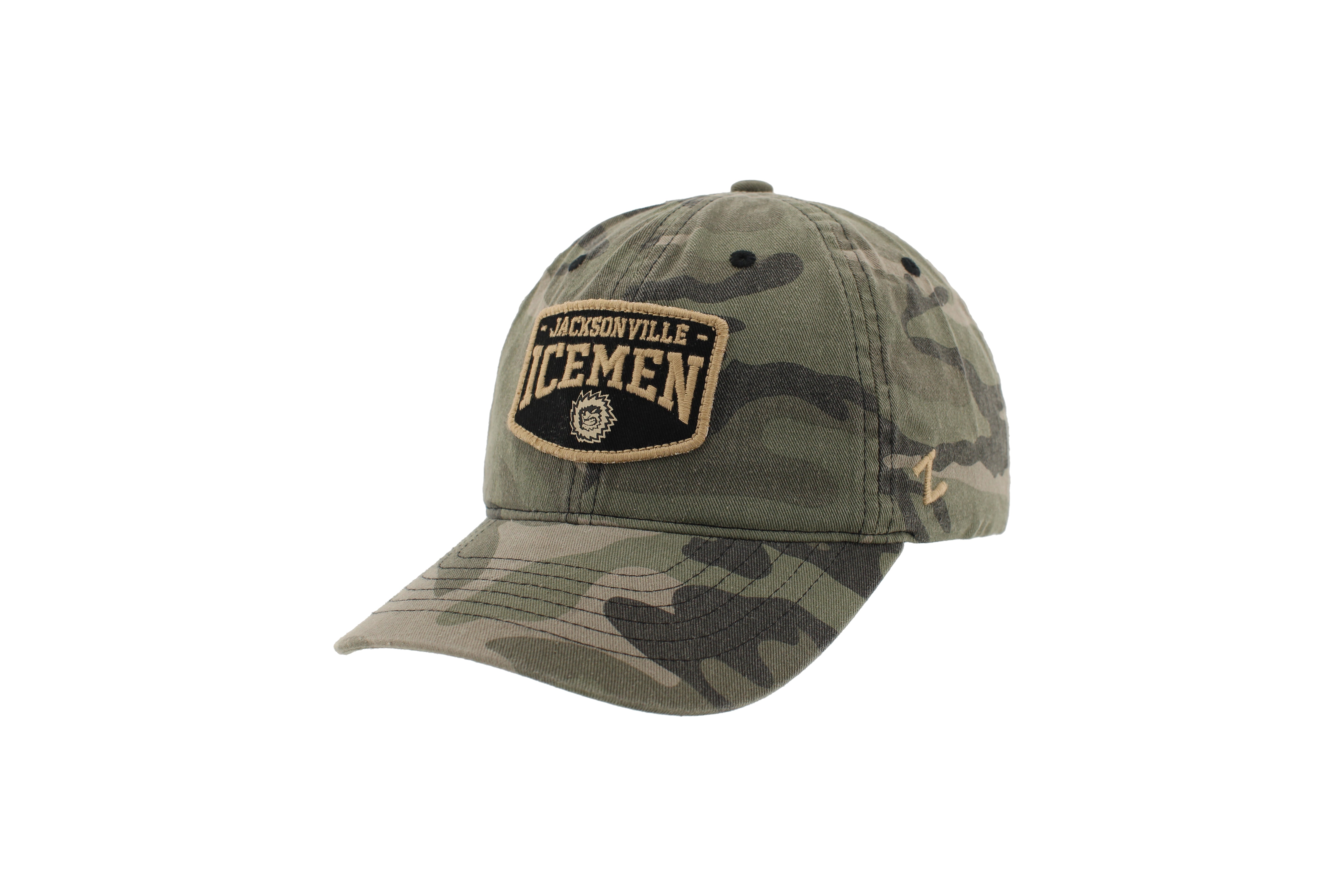Jacksonville Icemen Washed Camo Hat
