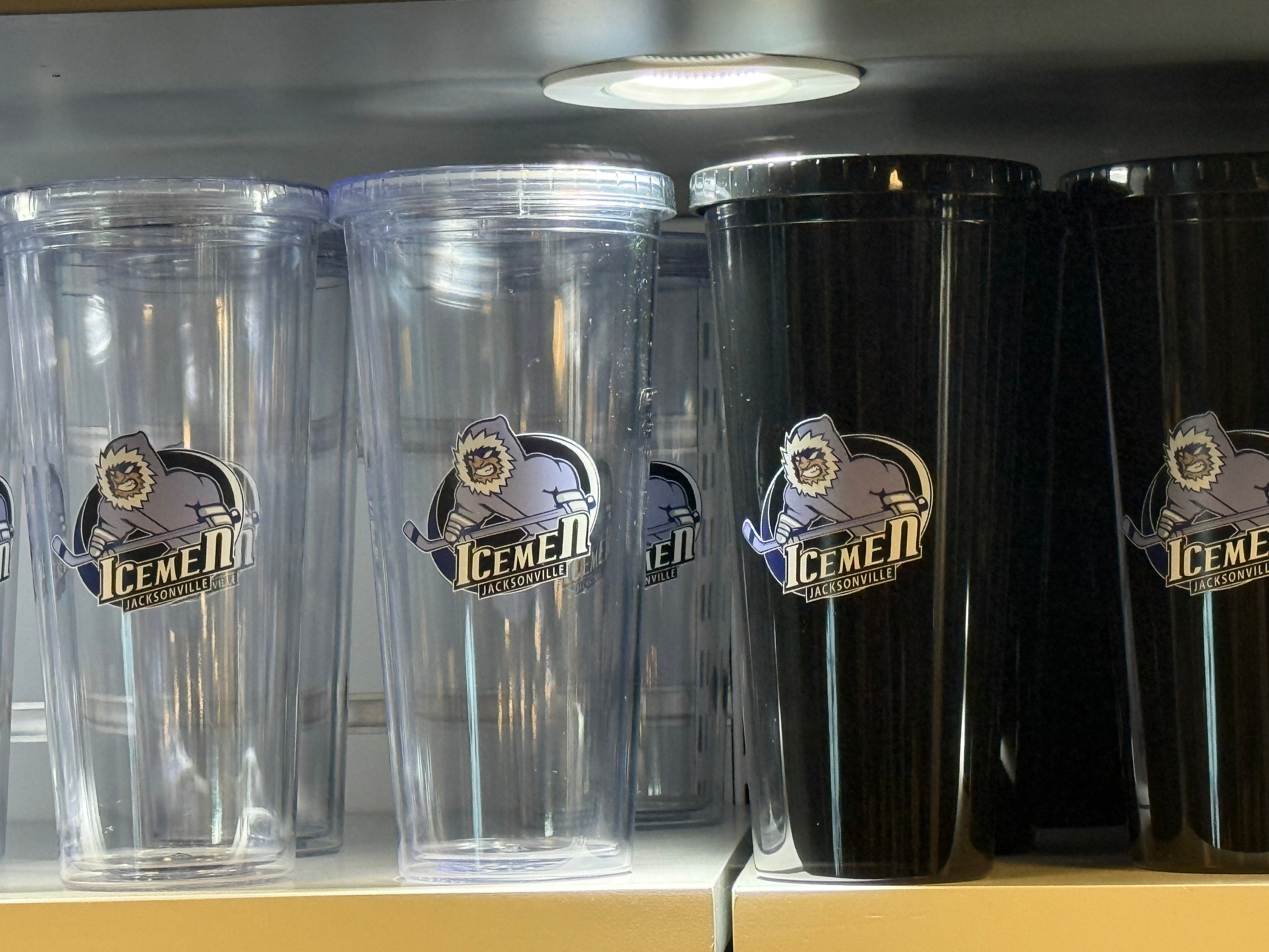 Jacksonville Icemen Clear Tumbler
