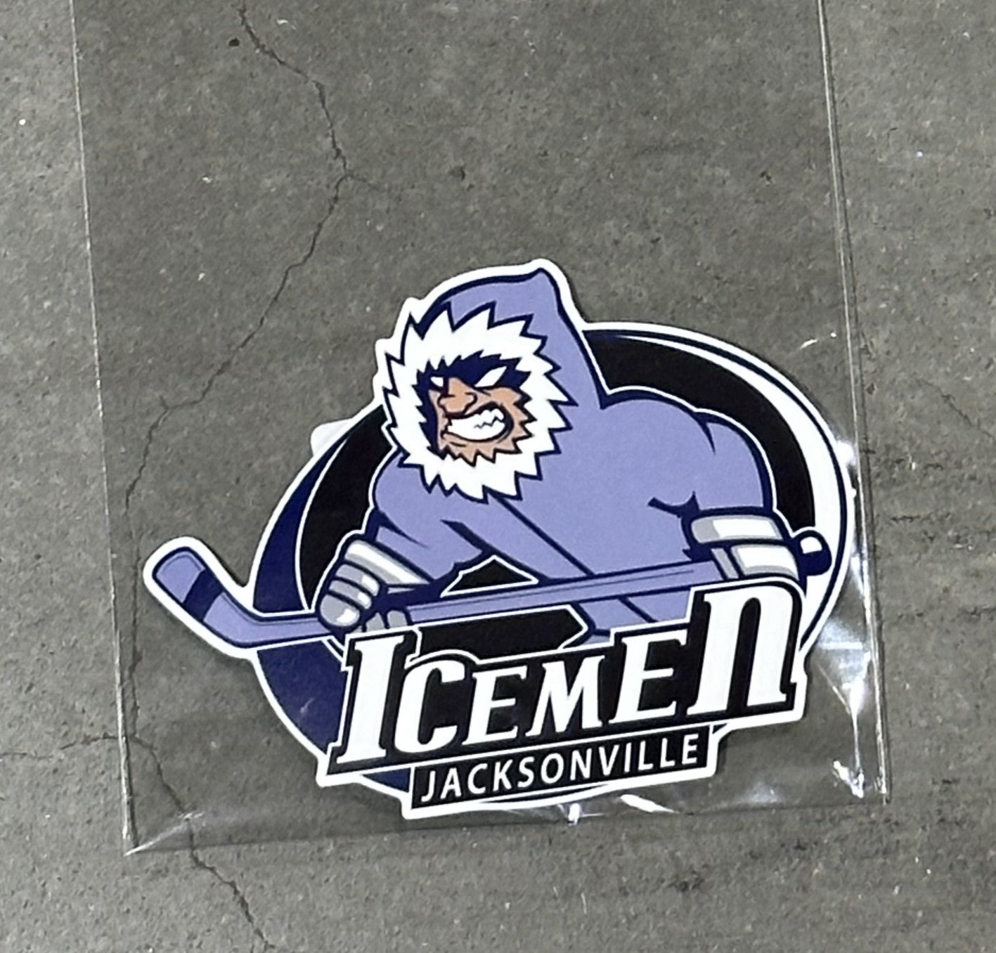Jacksonville Icemen Primary Logo Sticker