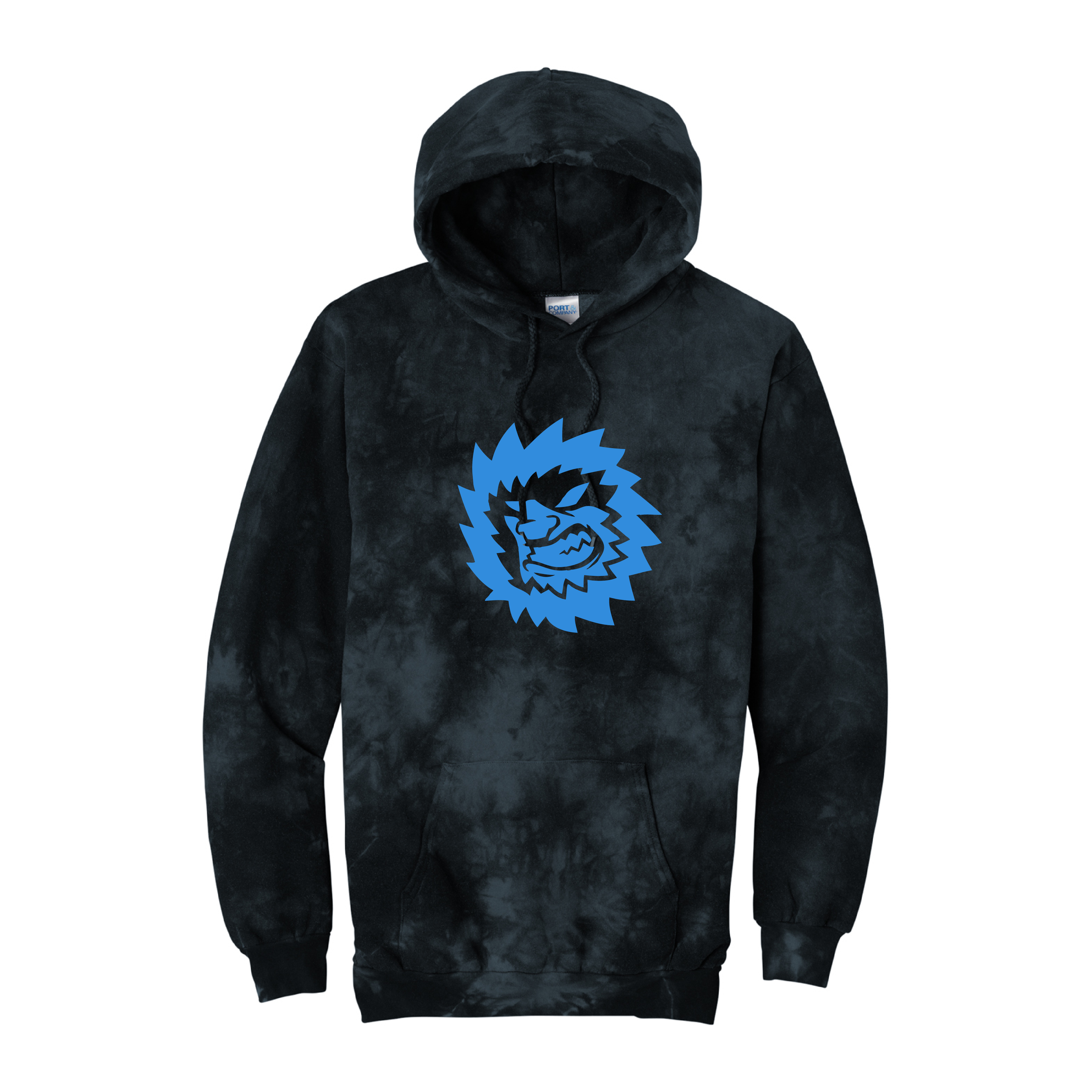 Jacksonville Icemen Black Tie Dye Hoodie