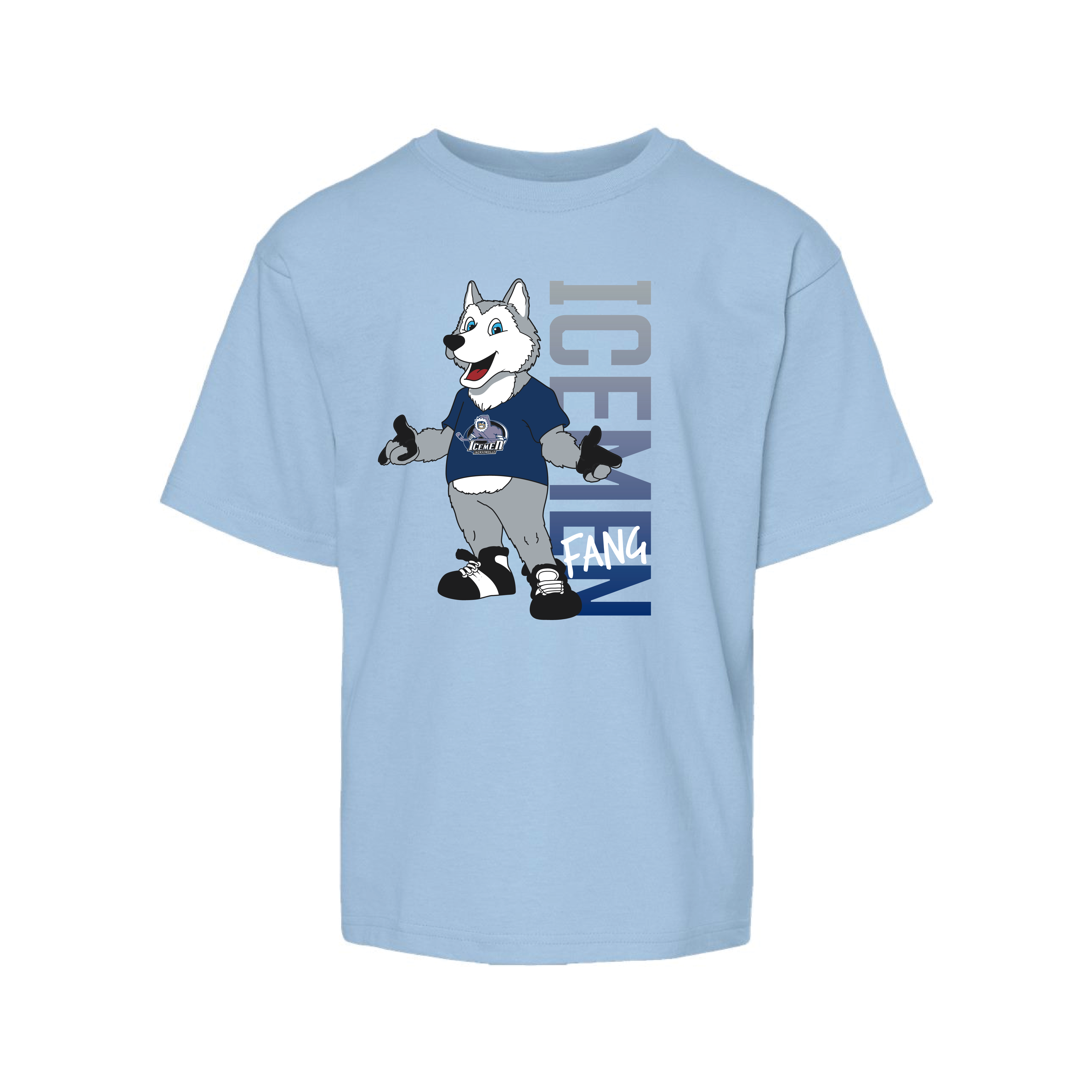 Jacksonville Icemen Youth Light Blue Youth Mascot T-Shirt