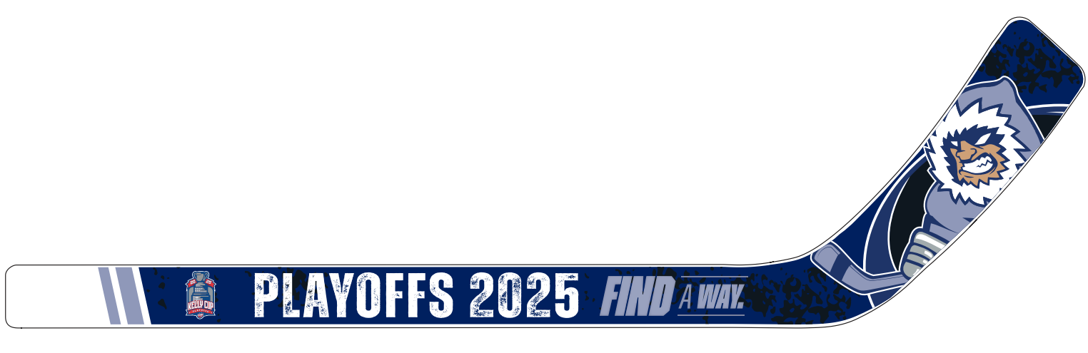 Jacksonville Icemen 2025 Playoff Mini Stick