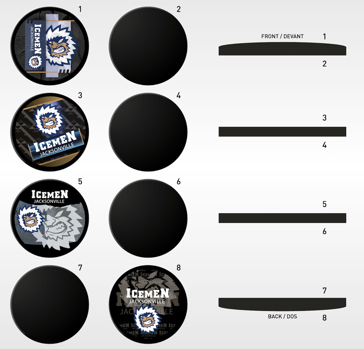 Jacksonville Icemen Puck Coaster