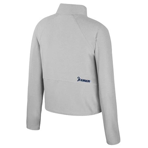 Jacksonville Icemen Colosseum Sisterhood 1/4 Zip Windshirt Ash Gray