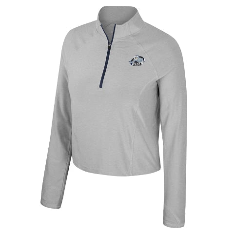 Jacksonville Icemen Colosseum Sisterhood 1/4 Zip Windshirt Ash Gray