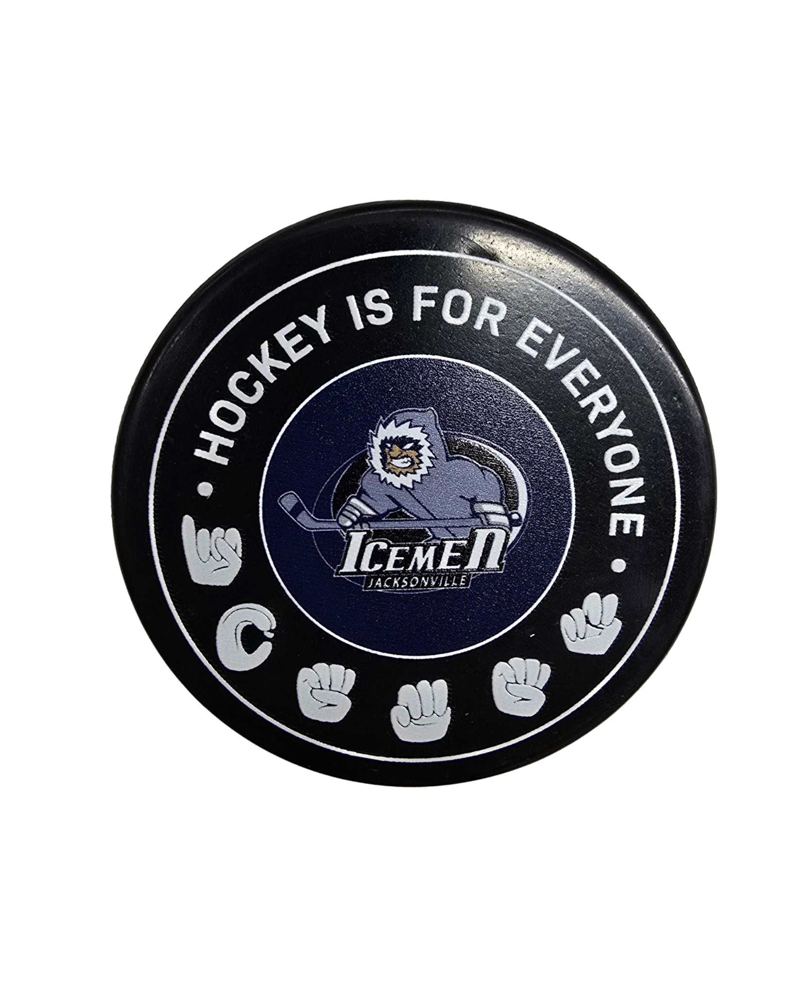 Jacksonville Icemen Hockey is for Everyone Puck