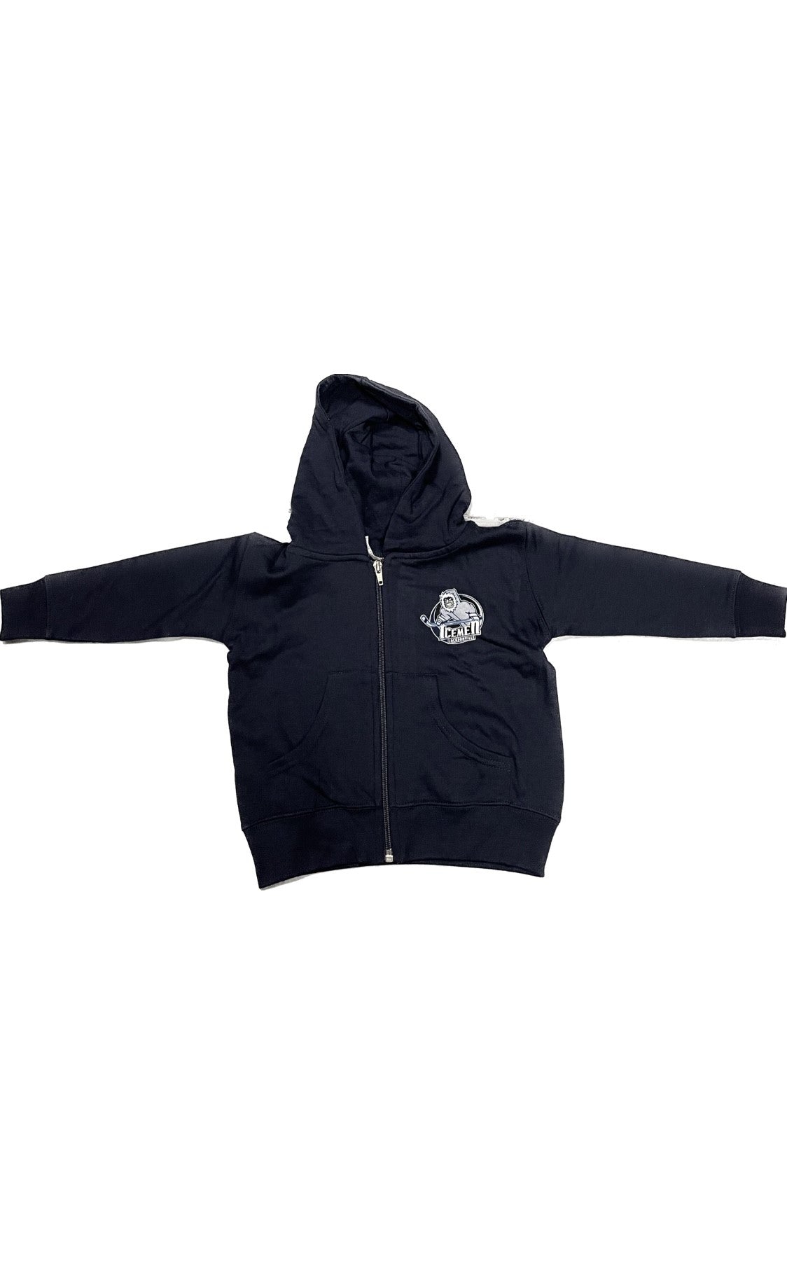 Jacksonville Icemen Navy Toddler Full-Zip Sweatshirt