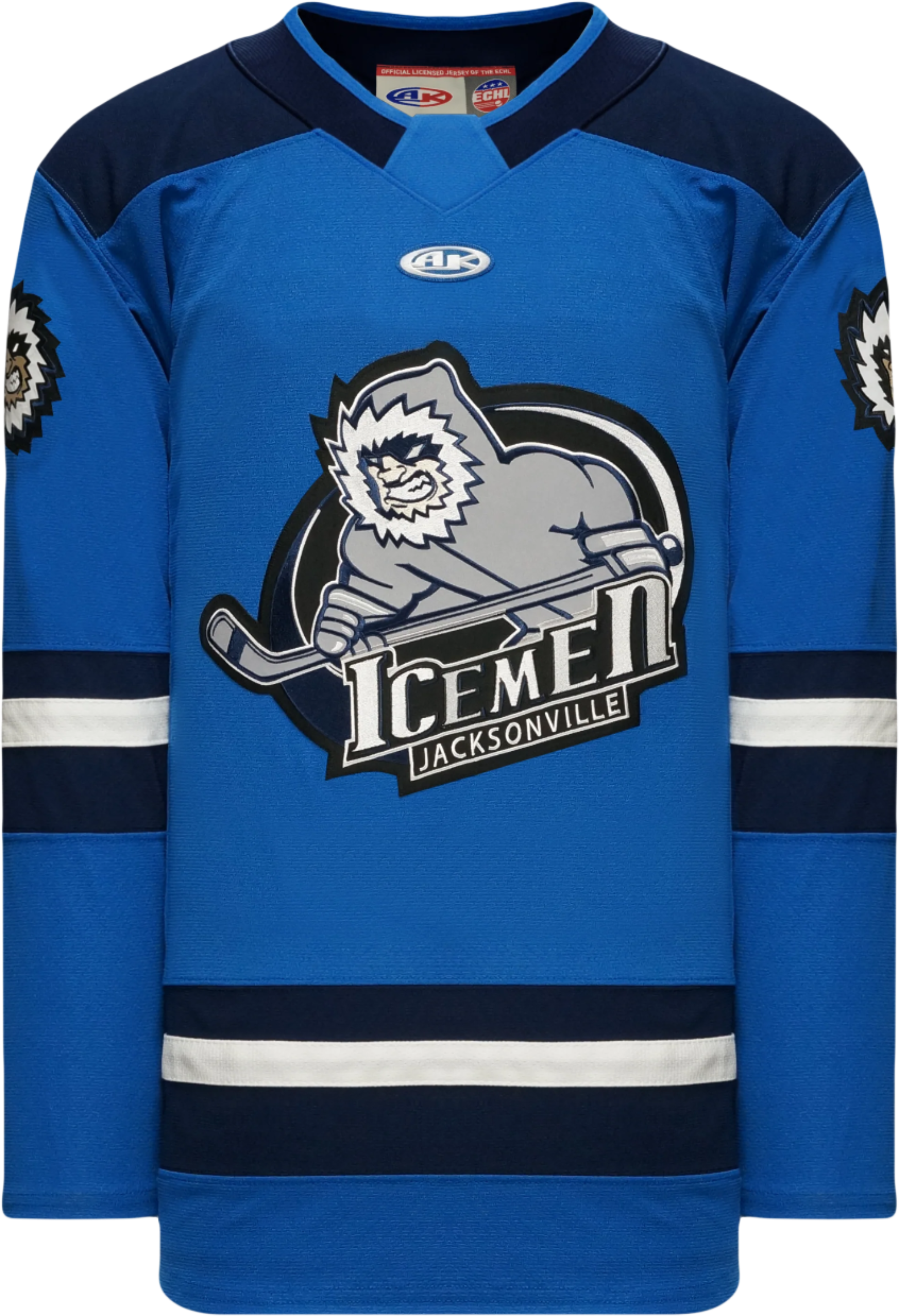 Jacksonville Icemen Blue Youth Replica Jersey – Jacksonville