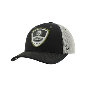 Jacksonville Icemen Reflex '24 Military Black/Silver Mesh Back Hat