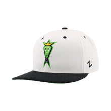 Load image into Gallery viewer, Lizard Kings Z11 White/Black Flat Brim Hat