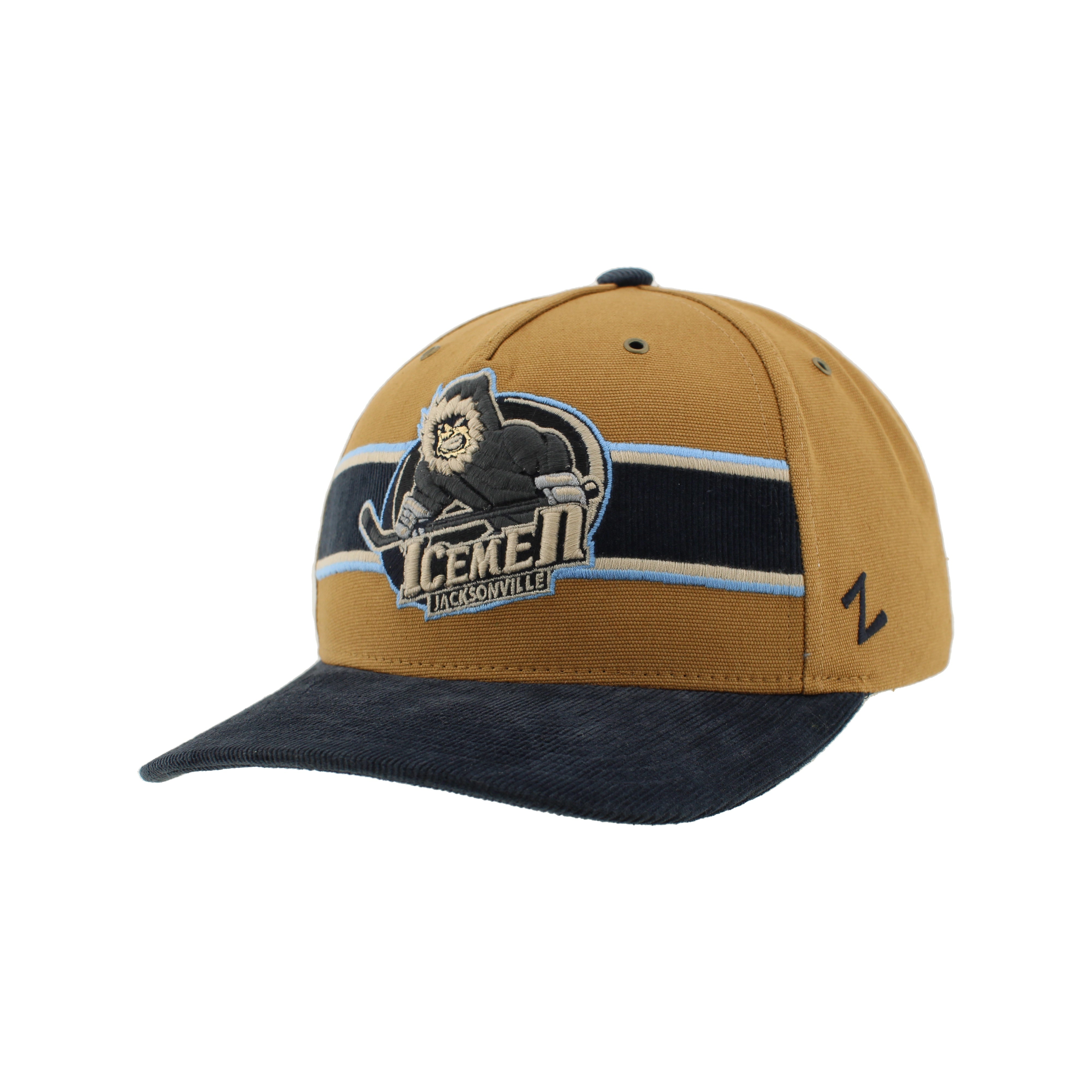 Jacksonville Icemen Z315 Copper Brown/Dk Navy 1Time Hat