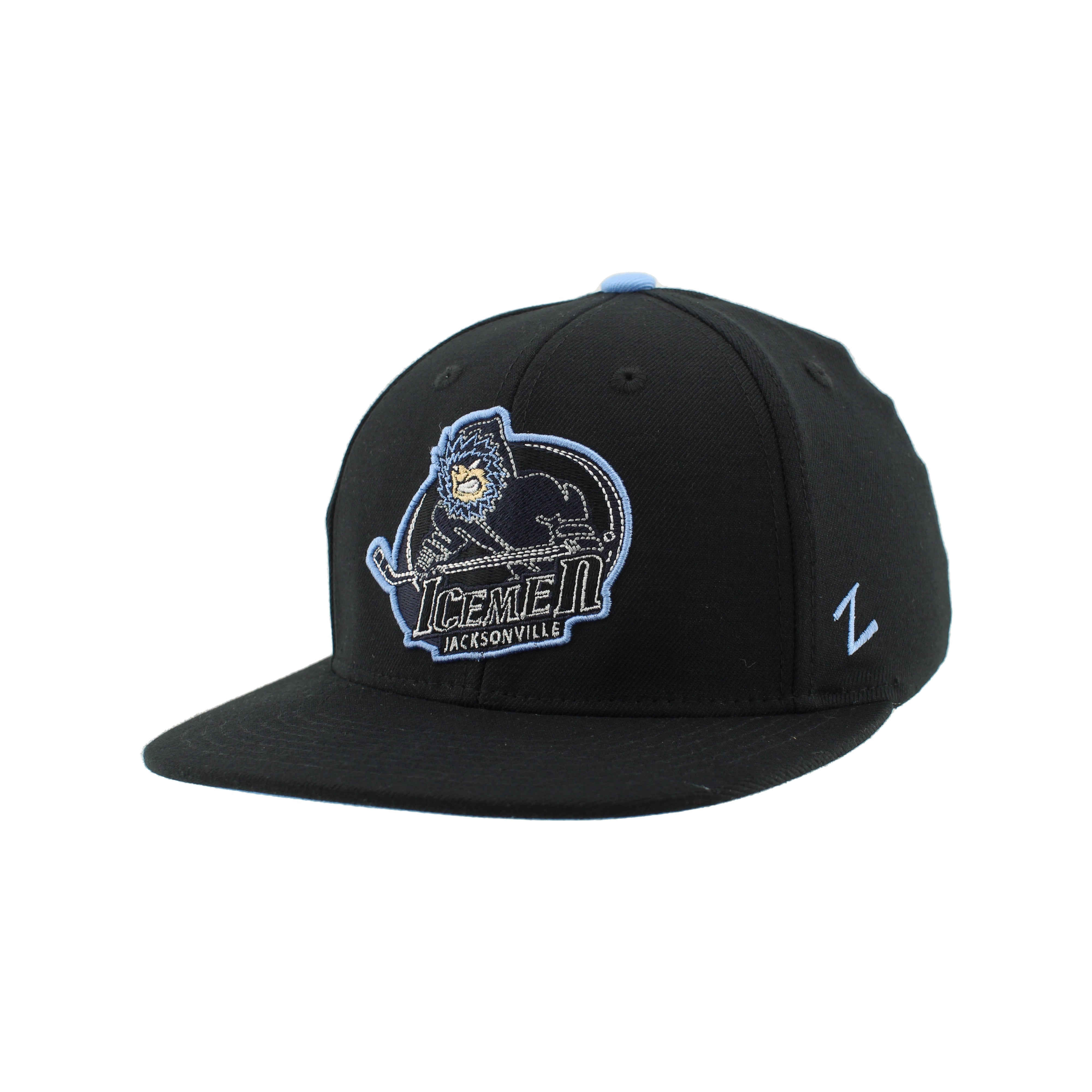 Jacksonville Icemen M15Z Black Openlate Hat