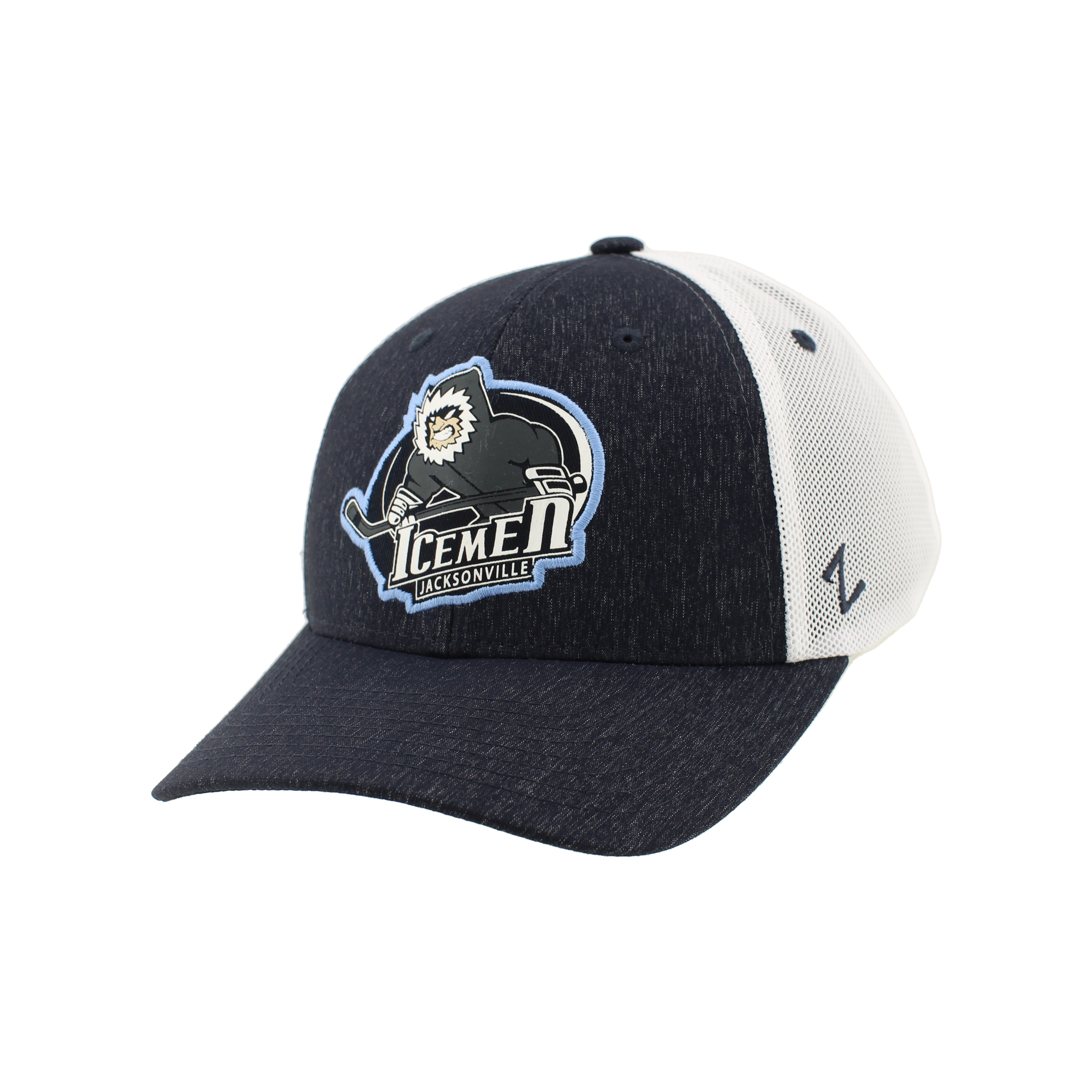 Jacksonville Icemen Concept Dk Nvy/ White Valid Thick Print