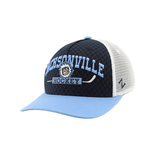 Jacksonville Icemen Champ Dk Navy/Stone Netting Hat