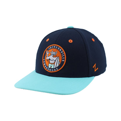 Jacksonville Icemen Cowabunga Navy/Aqua Hat