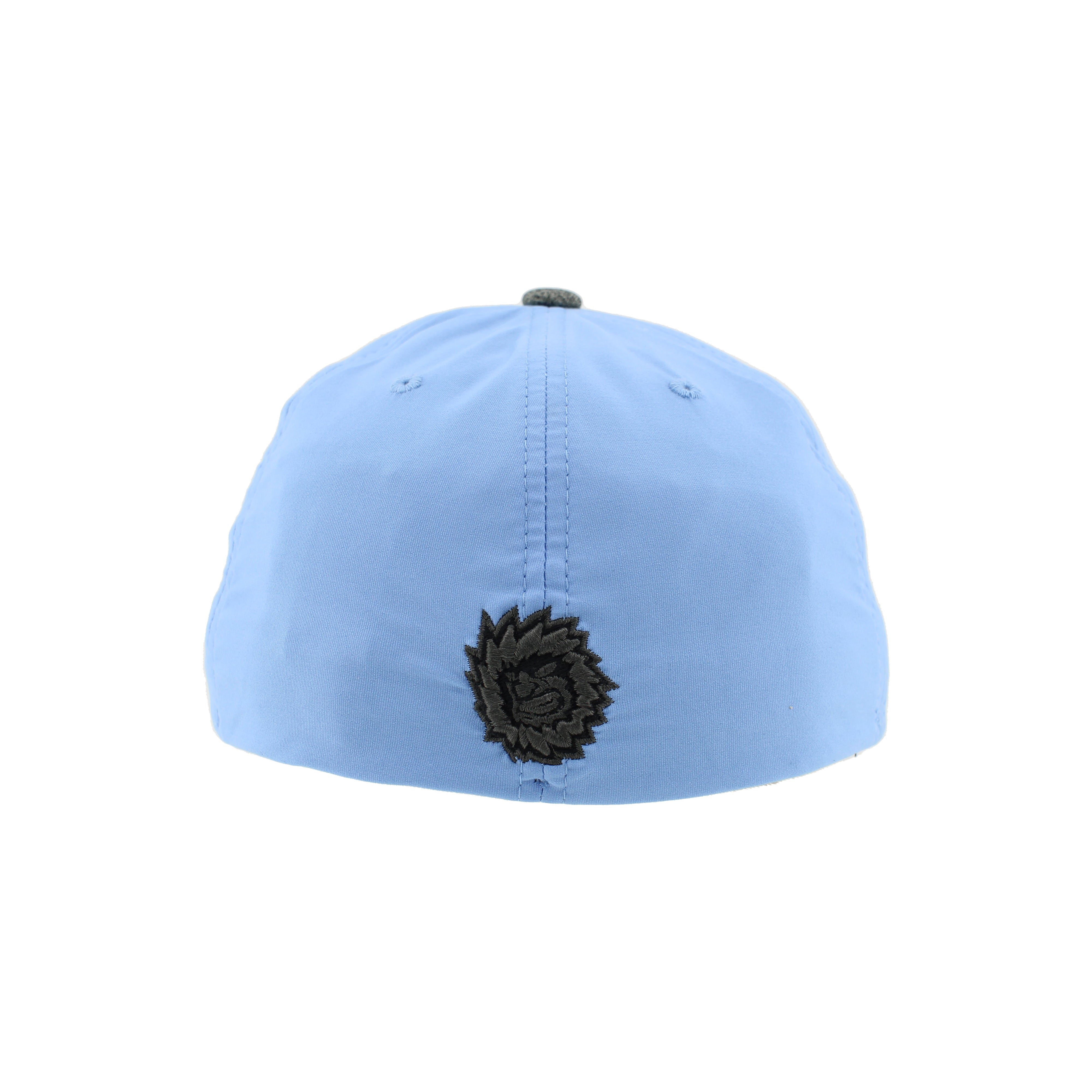 Jacksonville Icemen Myth Heather Charcoal/Lt Blue Fitted Hat