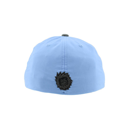 Jacksonville Icemen Myth Heather Charcoal/Lt Blue Fitted Hat