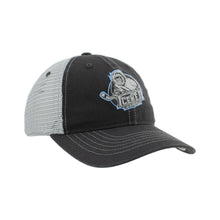 Load image into Gallery viewer, Jacksonville Icemen University Charcol/Light Gray Mesh Adjustable Hat