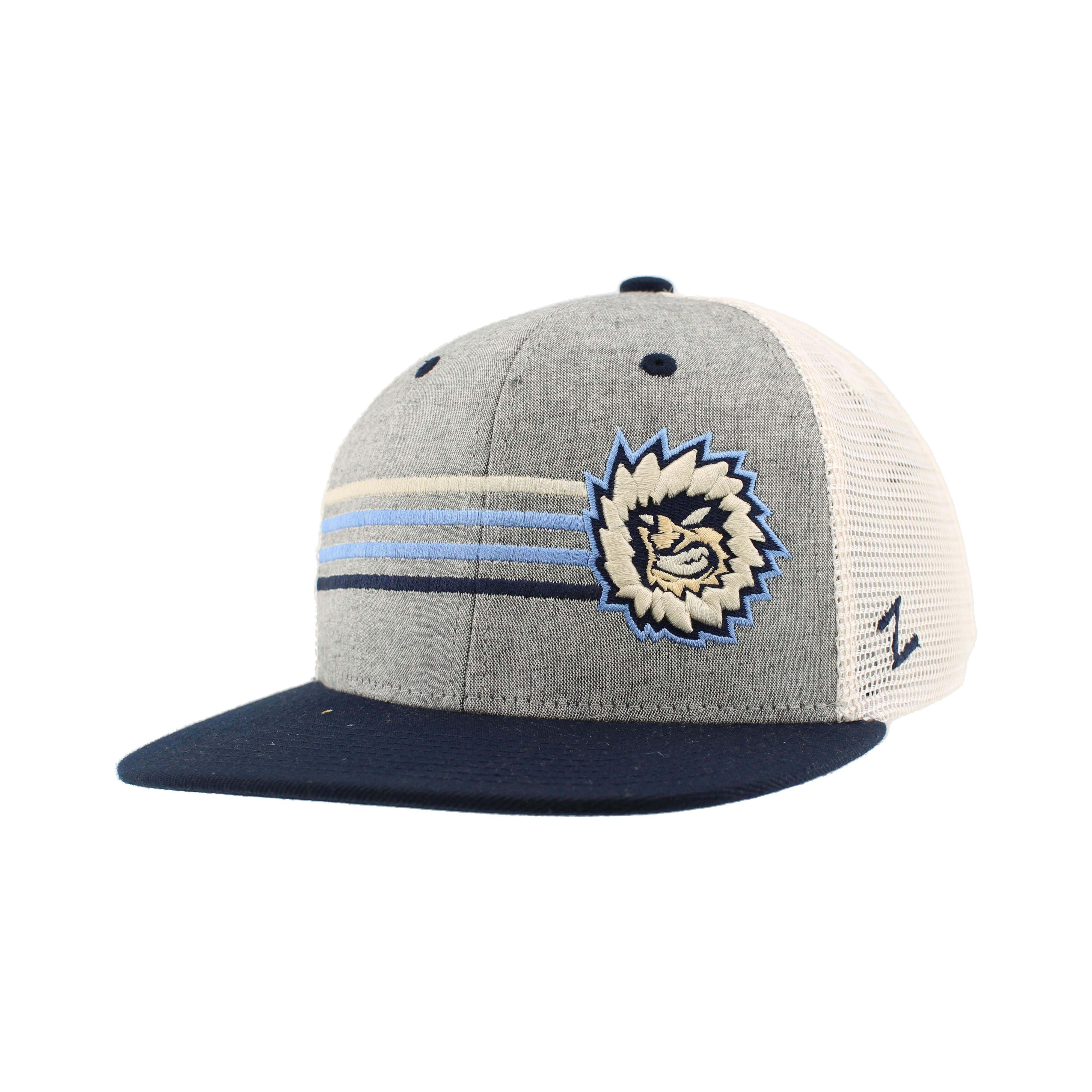 Jacksonvile Icemen First Cut Striped 3D Striped Mesh Adjustable Hat