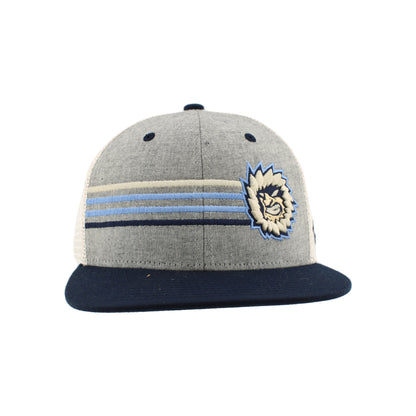 Jacksonvile Icemen First Cut Striped 3D Striped Mesh Adjustable Hat