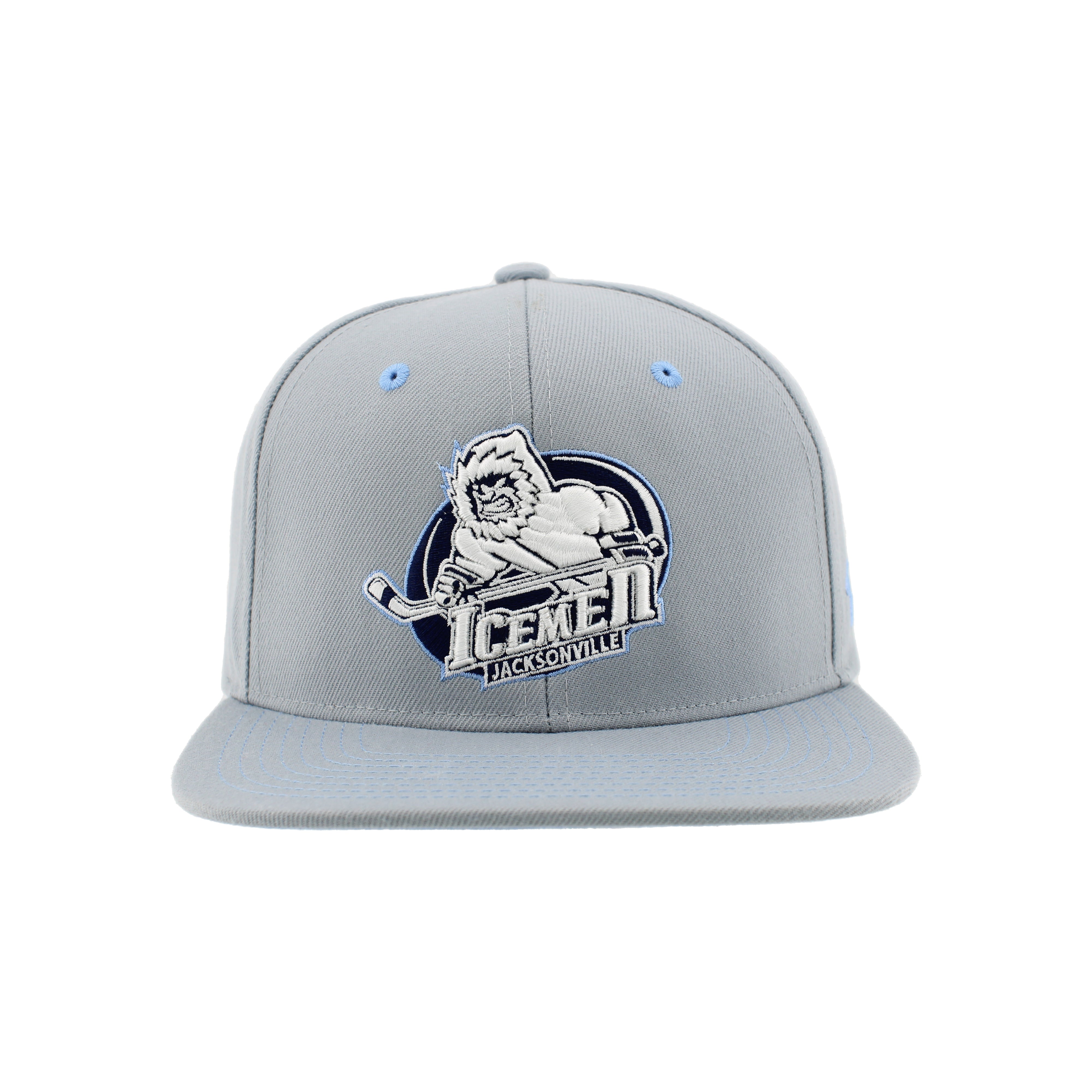 Jacksonville Icemen Z11 Light Gray/Creamsicle Snapback