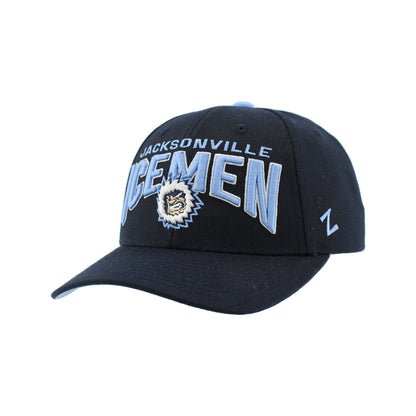 Jacksonville Icemen Competitor Dark Navy Overarch Adjustable Hat