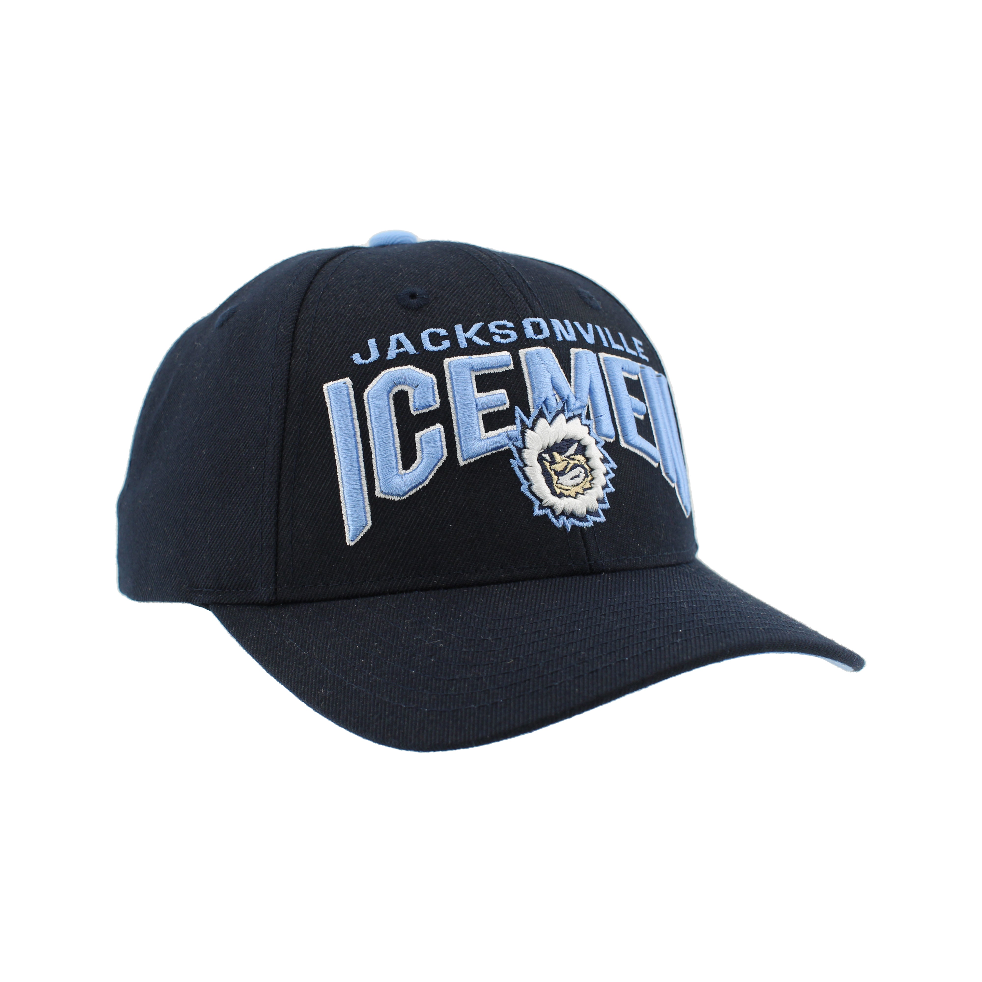 Jacksonville Icemen Competitor Dark Navy Overarch Adjustable Hat