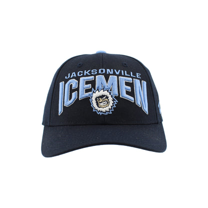 Jacksonville Icemen Competitor Dark Navy Overarch Adjustable Hat