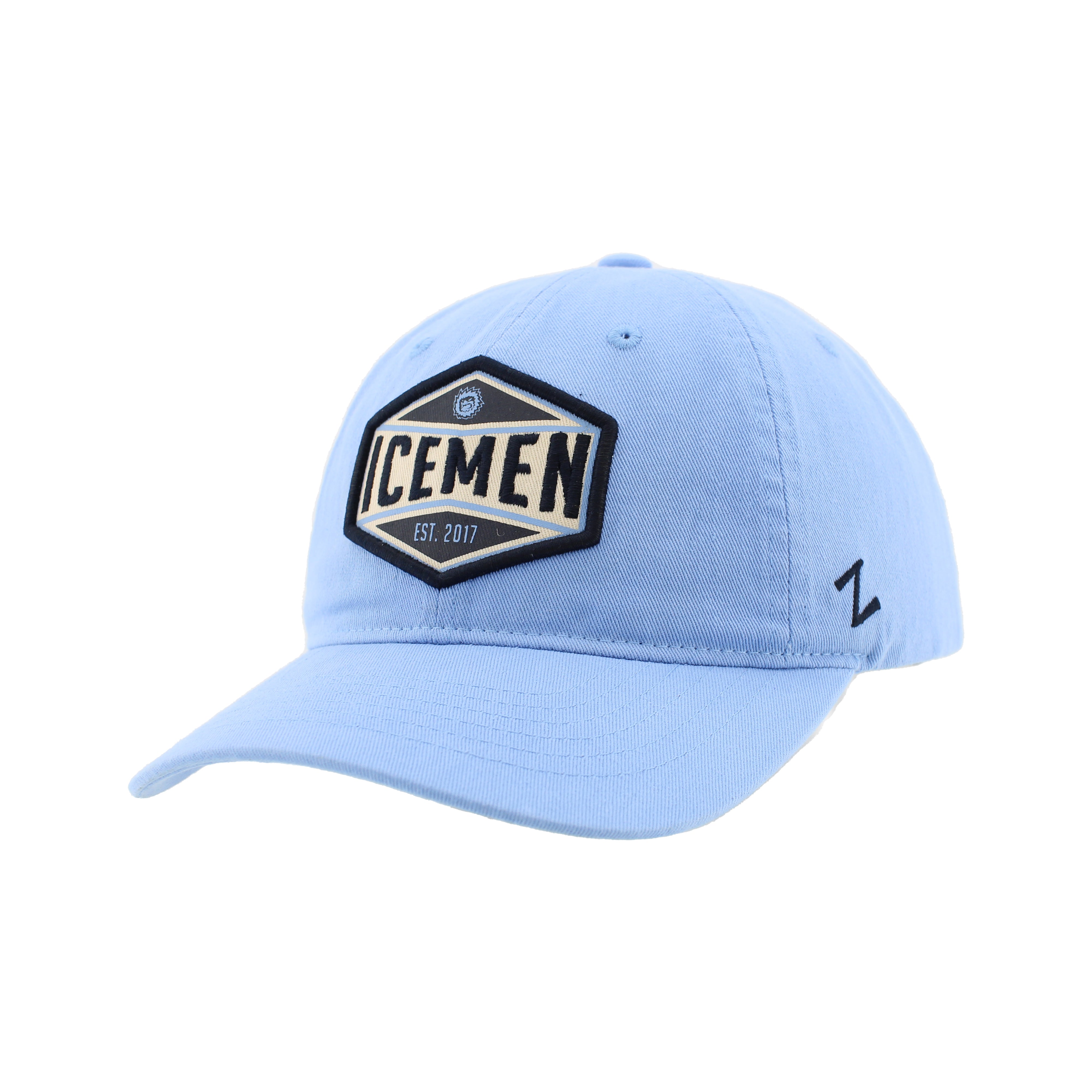 Jacksonville Icemen Scholarship Light Blue Hexalace Adjustable Hat
