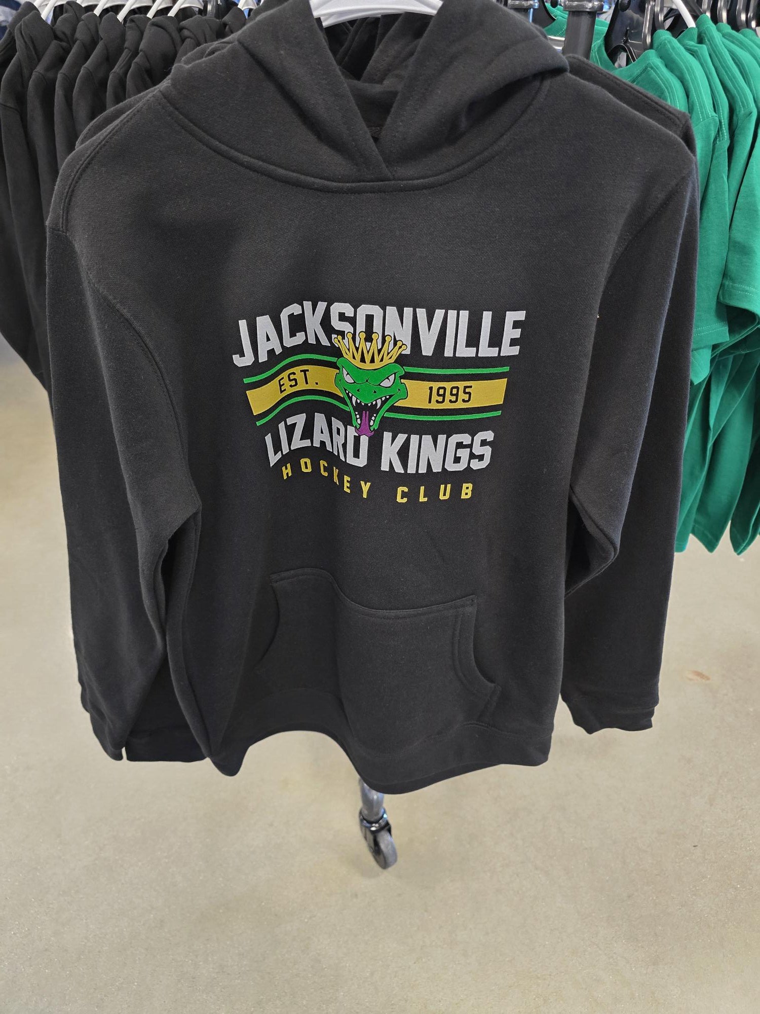 Lizard Kings Youth Black Striped Hoodie