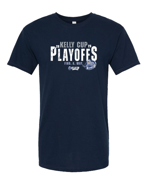 Jacksonville Icemen 2025 Playoff T-Shirt Navy
