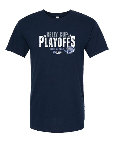 Jacksonville Icemen 2025 Playoff T-Shirt Navy