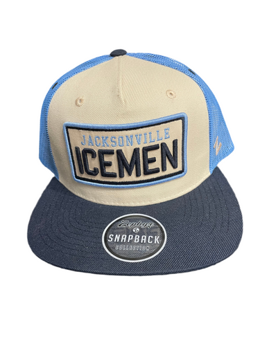 Jacksonville Icemen Zephyr Classic Blue Mesh Trucker