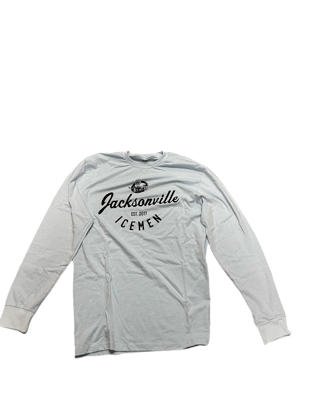 Jacksonville Icemen Light Blue Long-Sleeved Tee