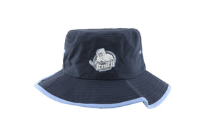 Cotton Wide Brim Bucket Hat with Drawstring