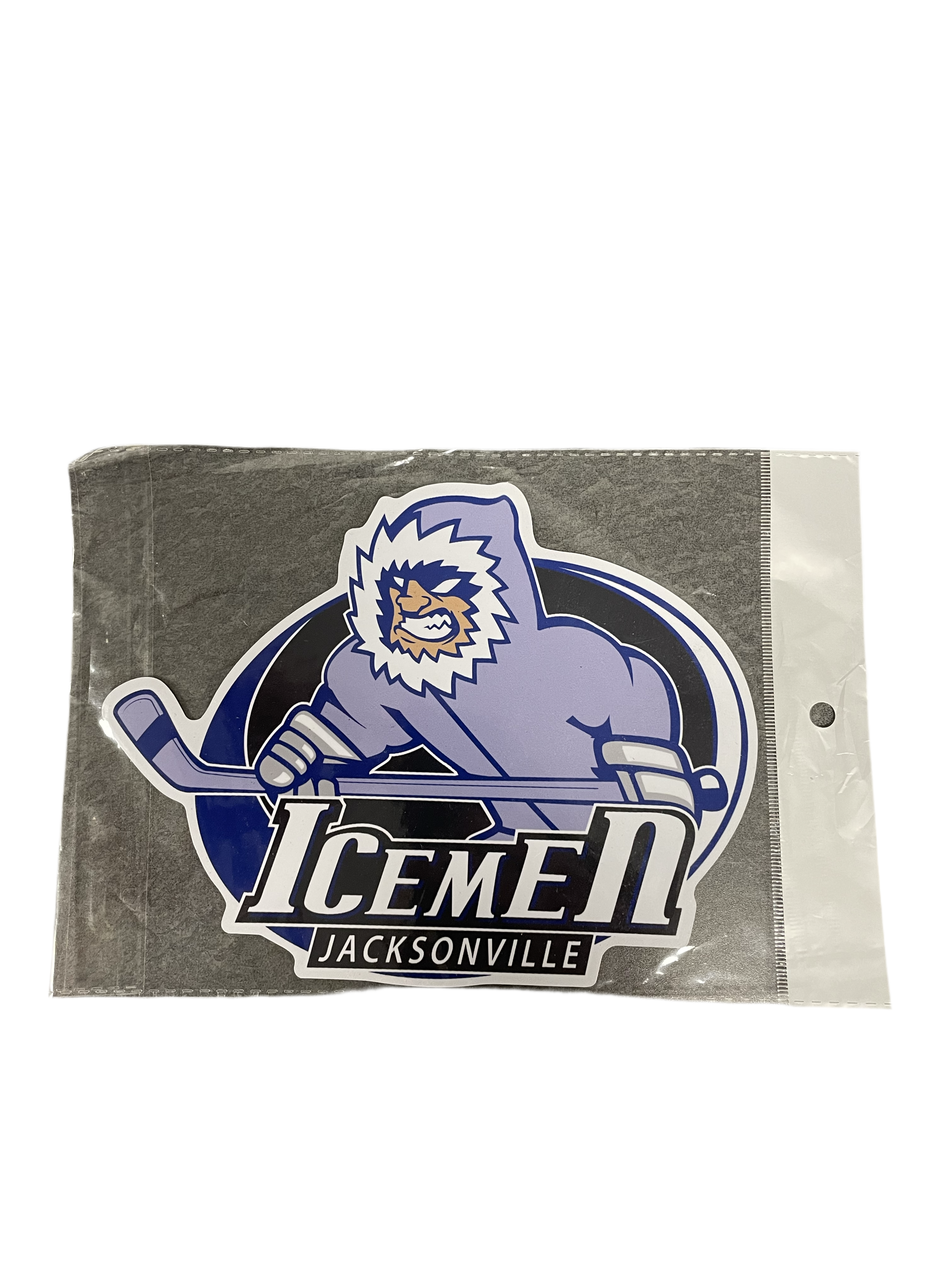 Jacksonville Icemen Blue Large "8 Car Magnet