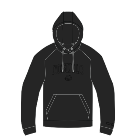 Jacksonville Icemen CCM Blackout Stitched Fleece Pullover