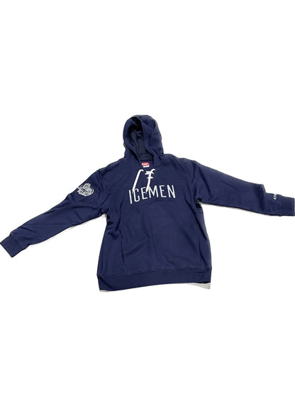 Jacksonville Icemen CCM Navy Hockey Laced Hoodie